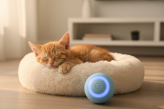 Bola de juguete interactivo para gatos azul - additional image 5